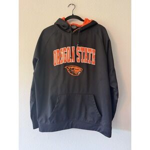 Colosseum Athletics Oregon State Beavers Black/Orange Hoodie Size M- Collegiate